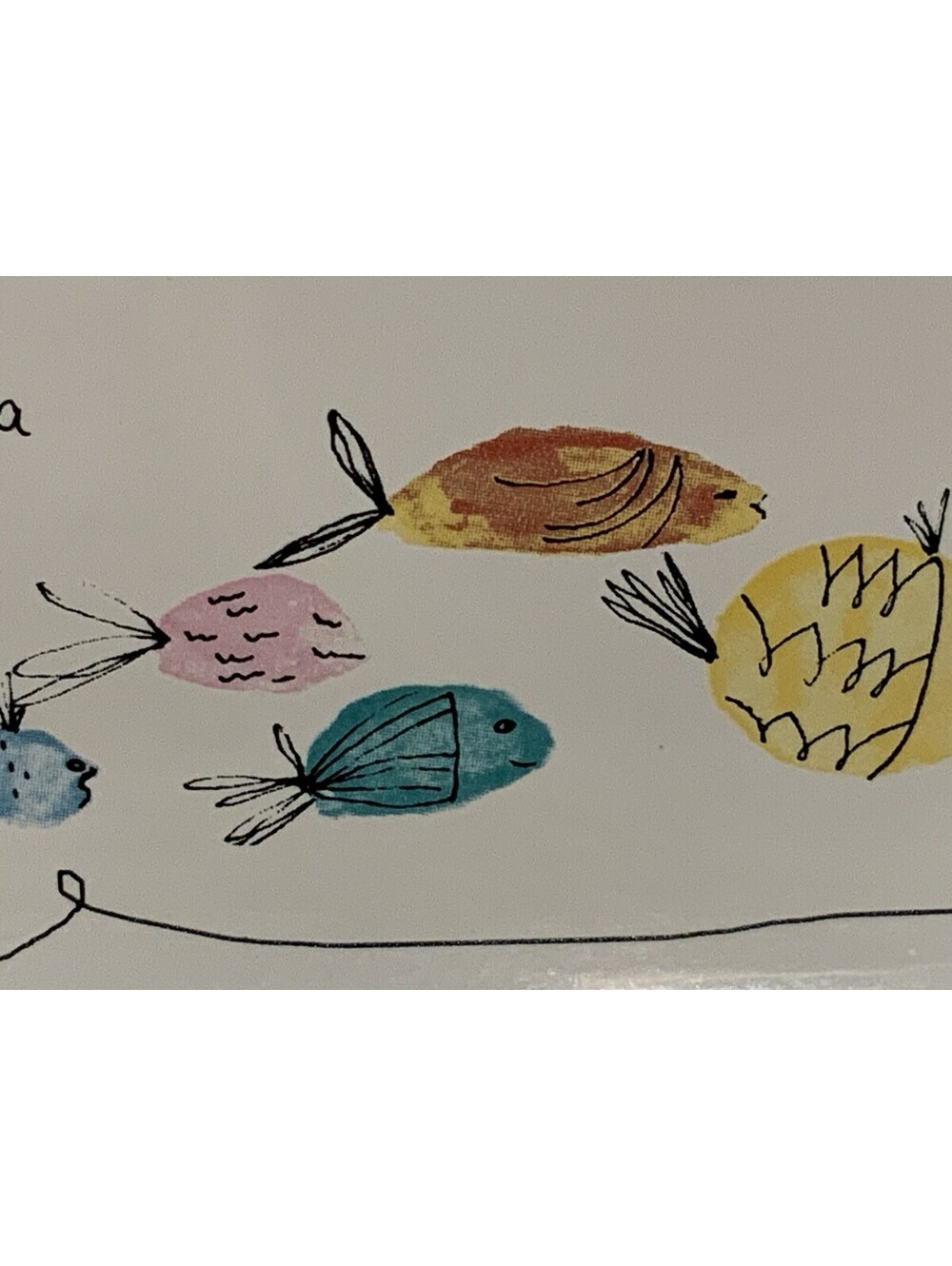 Tawnya Norton Ceramic Folk Inspired ‘there are a million fish in the sea Platter